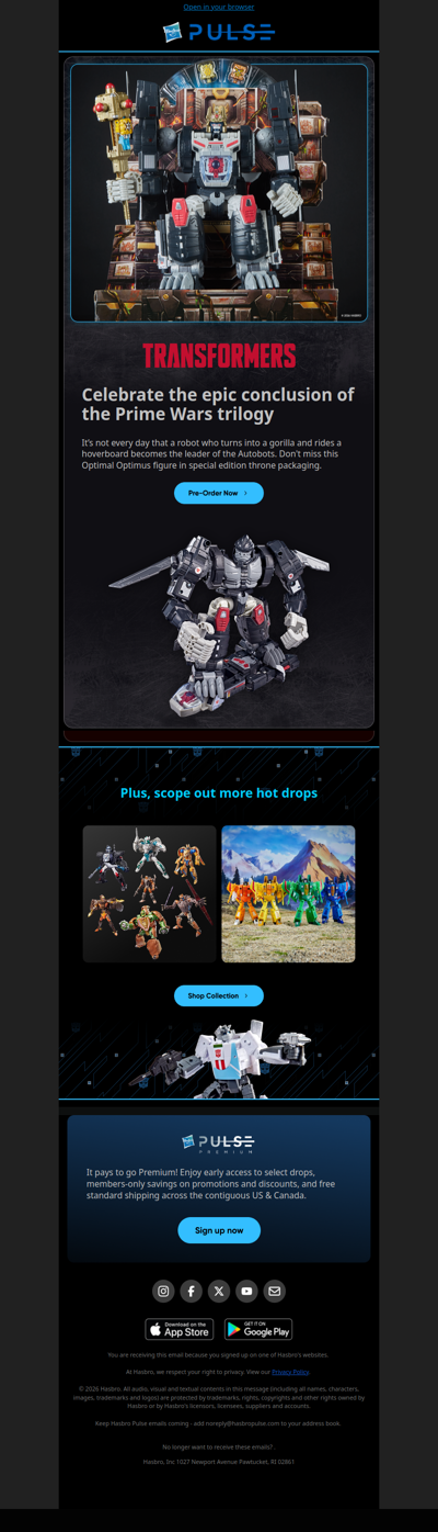 Optimal Optimus returns!