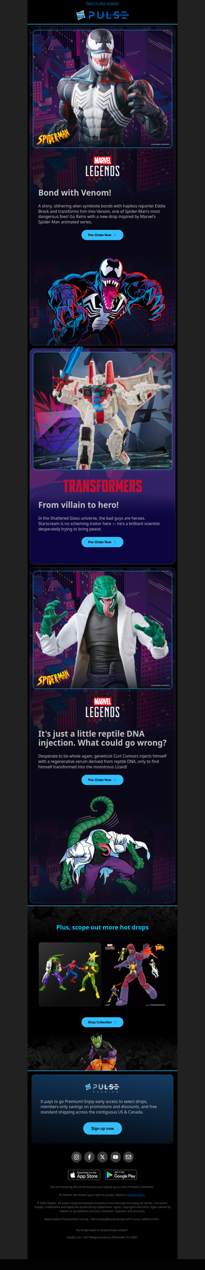 Retro Venom wants to bond with you + a new Lizard drop!