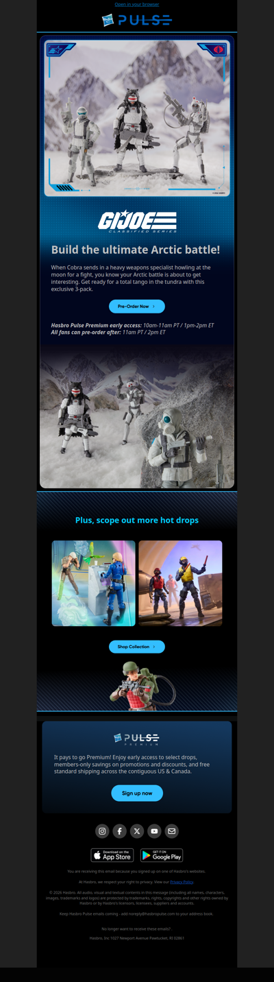 🥶 🐍 🐺 The new Arctic Battle 3-Pack is ice cold!