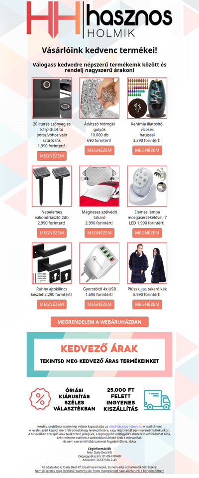 🎈 Vásárlóink aktuális kedvencei remek áron