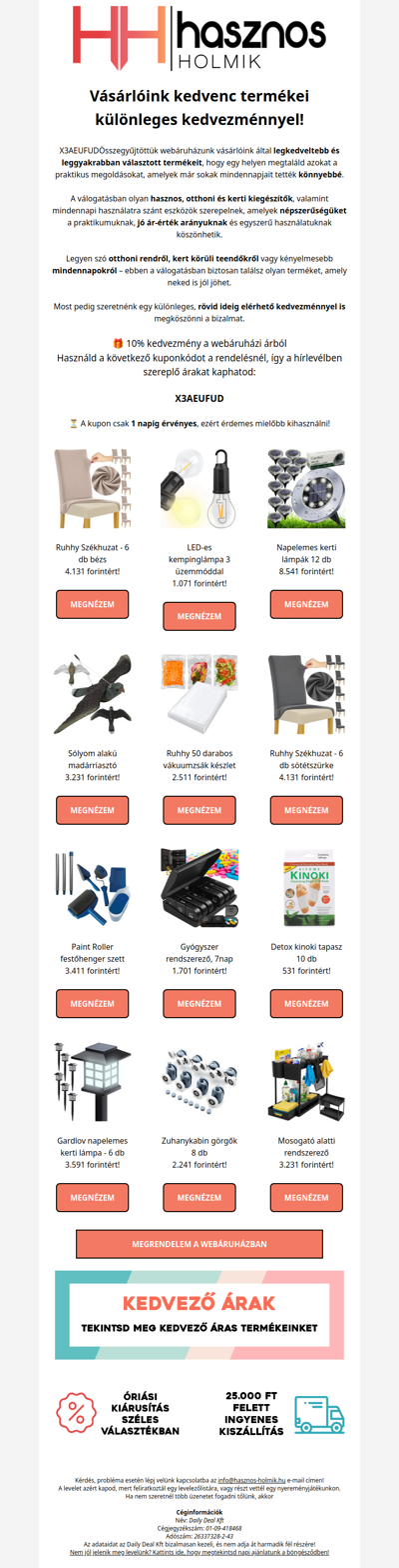 🛒 Vásárlóink aktuális kedvencei remek áron