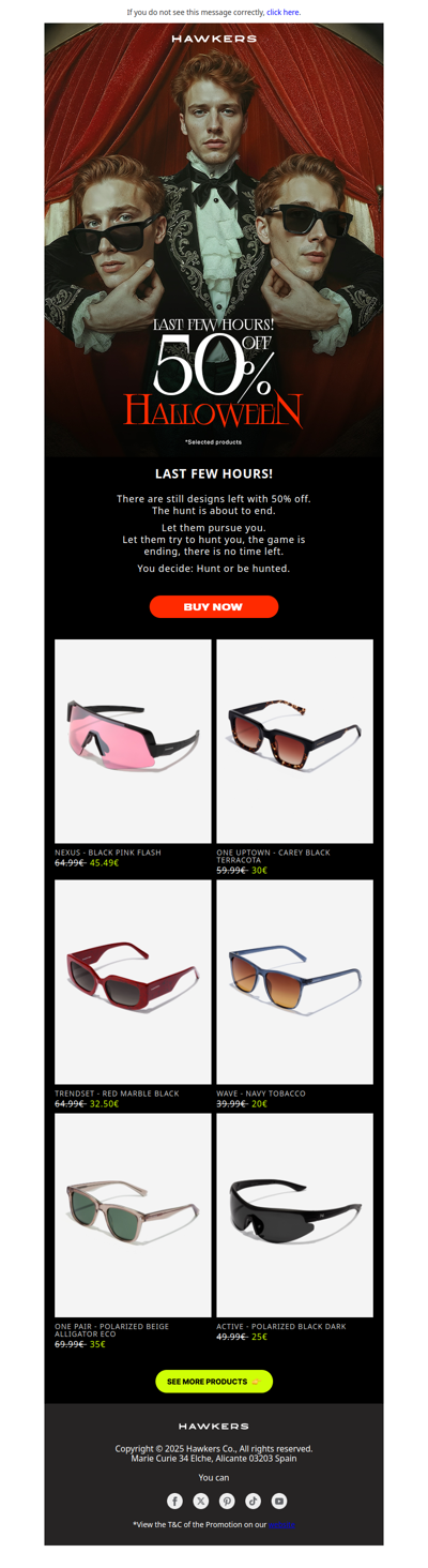 Last few hours! 🎃 HALLOWEEN🎃