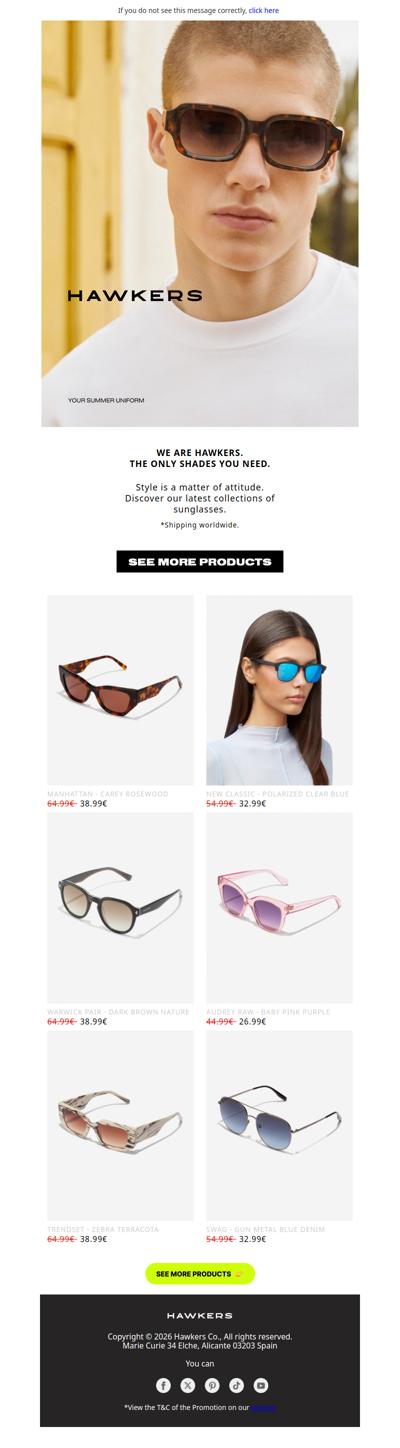 The latest in sunglasses.