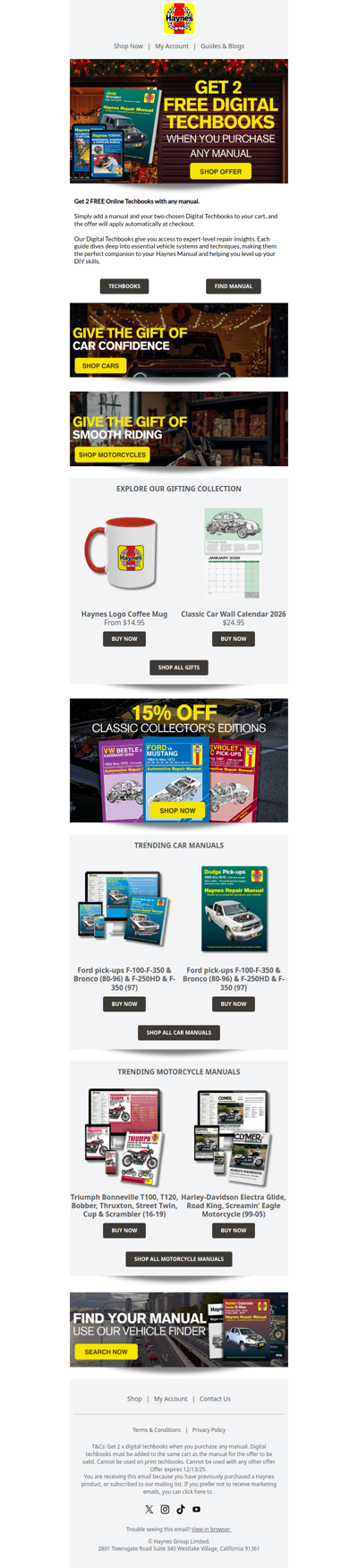 Get 2 FREE Techbooks when you purchase any manual 🎁