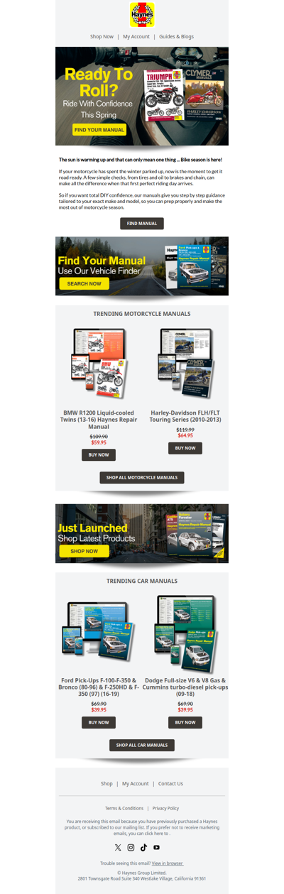 🏍️ Bike season is here... Are you ready? 🔧