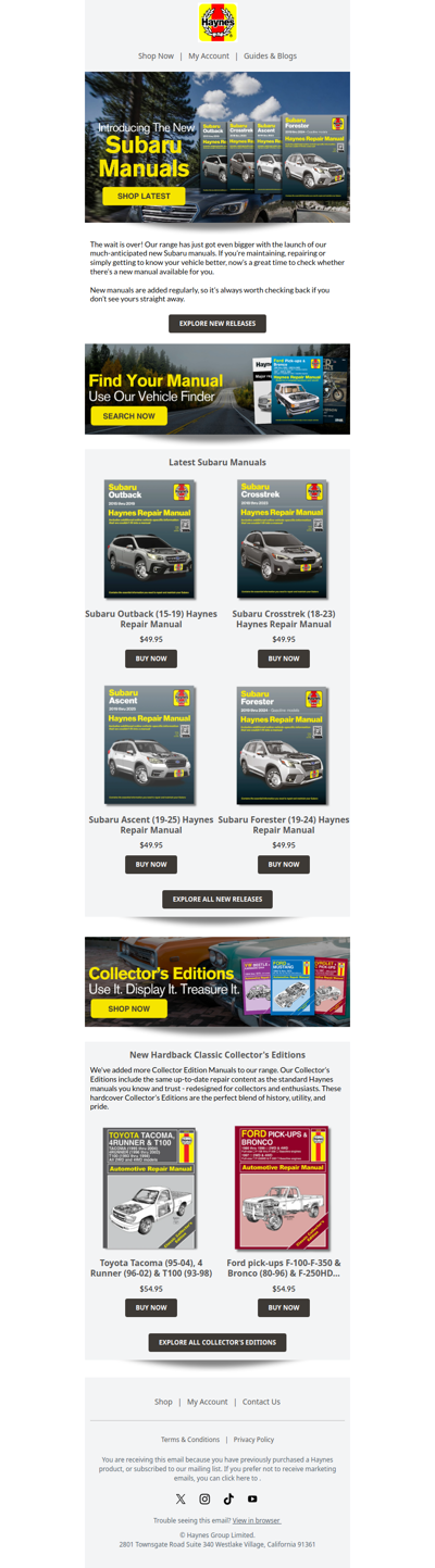 Much-Anticipated Subaru Manuals Are Now Available 🚗💫