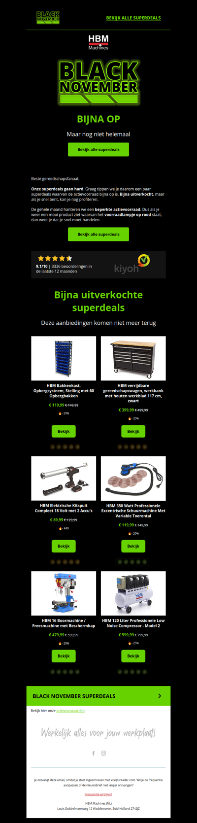 Black November: deze deals zijn bijna op