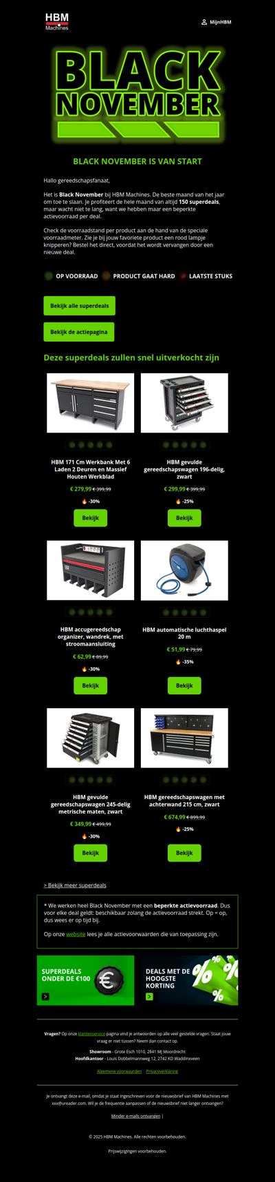 Black November is van start: tot 50% korting