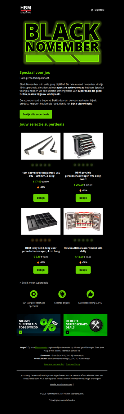 Jouw persoonlijke selectie Black November deals