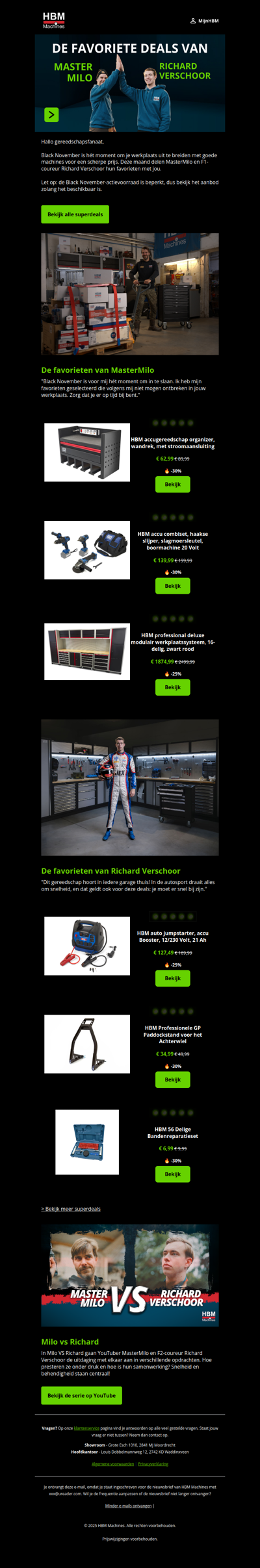 Ontdek de favorieten van MasterMilo en Richard Verschoor