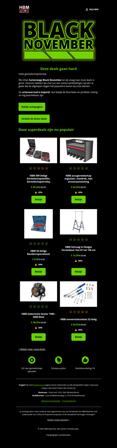 Deze Black November deals gaan hard