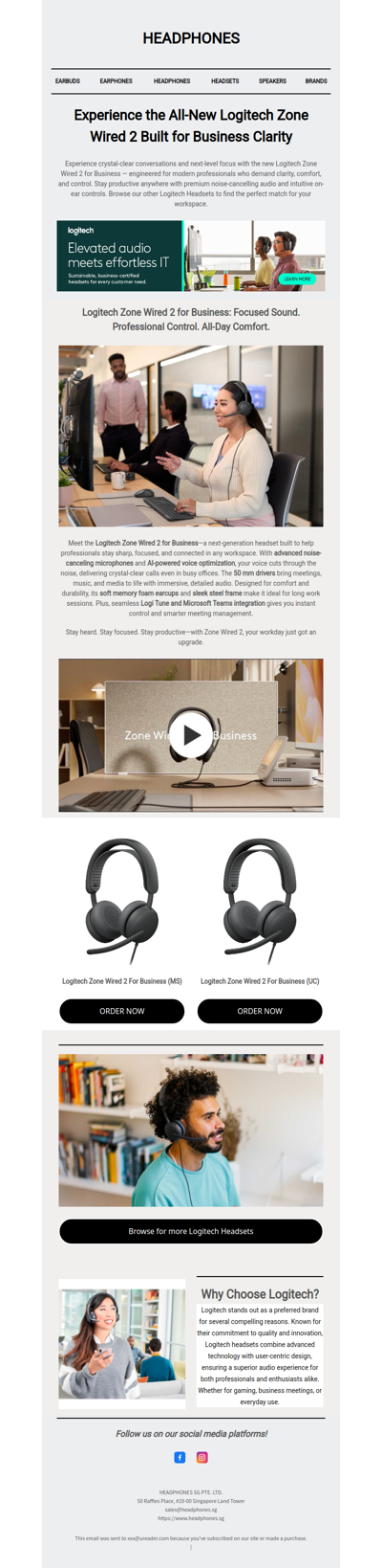 Experience the All-New Logitech Zone Wired 2 Built for Business Clarity