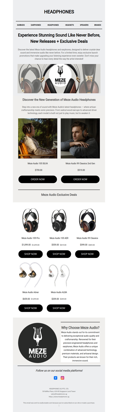 Experience Stunning Sound Like Never Before, New Releases + Exclusive Deals