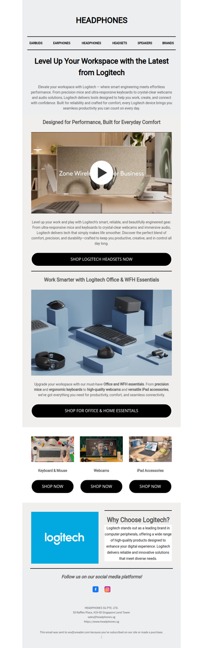 Level Up Your Workspace with the Latest from Logitech