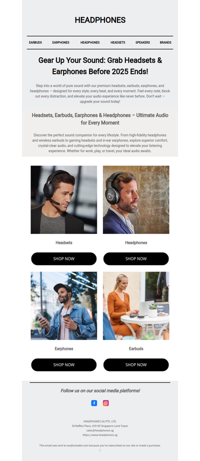 Gear Up Your Sound: Grab Headsets & Earphones Before 2025 Ends!