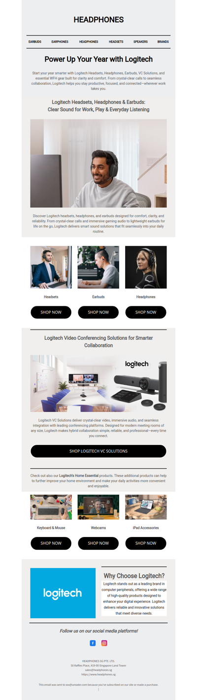 Power Up Your Year with Logitech