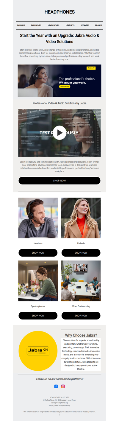 Start the Year with an Upgrade: Jabra Audio & Video Solutions