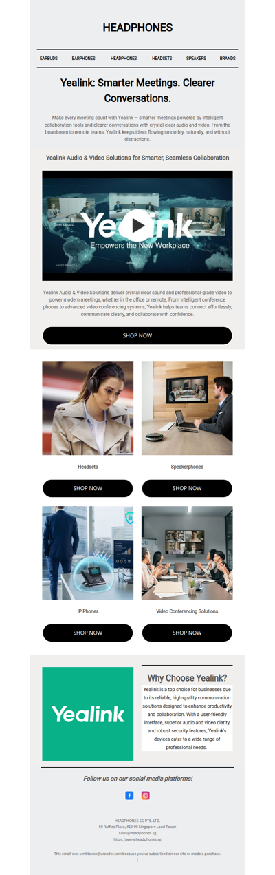 Yealink: Smarter Meetings. Clearer Conversations.