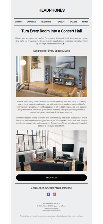 Turn Every Room Into a Concert Hall