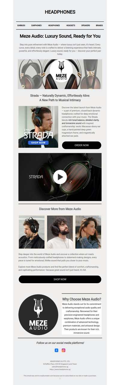 Meze Audio: Luxury Sound, Ready for You