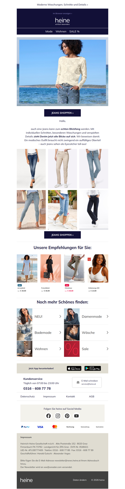 Tolle Eyectacher: Jeans! 👖
