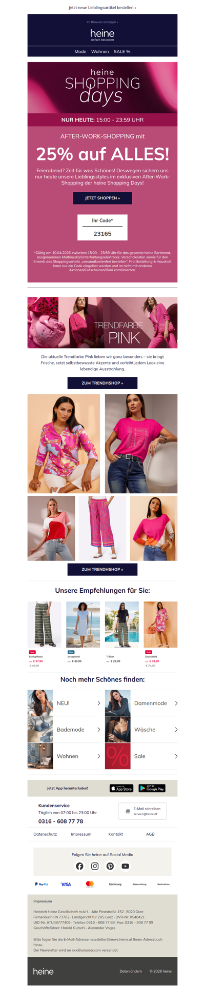 2️⃣5️⃣% Rabatt auf ALLES! 🥳