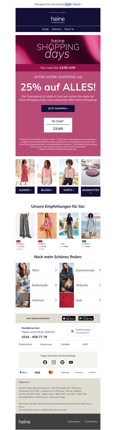 Nur noch wenige Stunden … ⏰