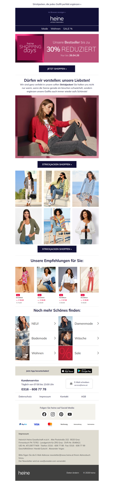 Einfach anziehend! 😍 Bestseller bis zu 30% reduziert