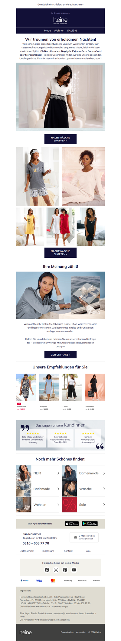 Diese Nachtwäsche sollten Sie entdecken! 🌙