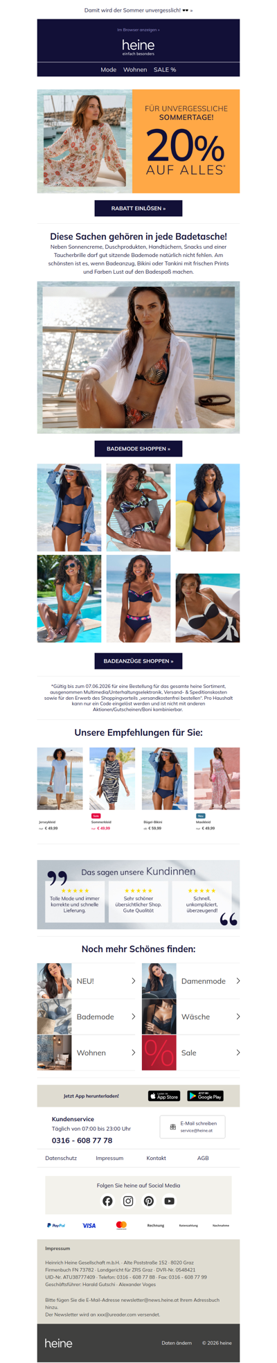 Lasst uns mit 20% Rabatt auf ALLES shoppen! 🛒