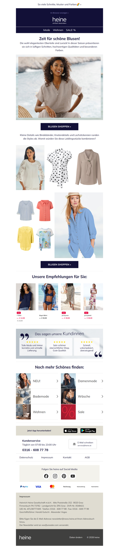 Welche Bluse darf es sein?
