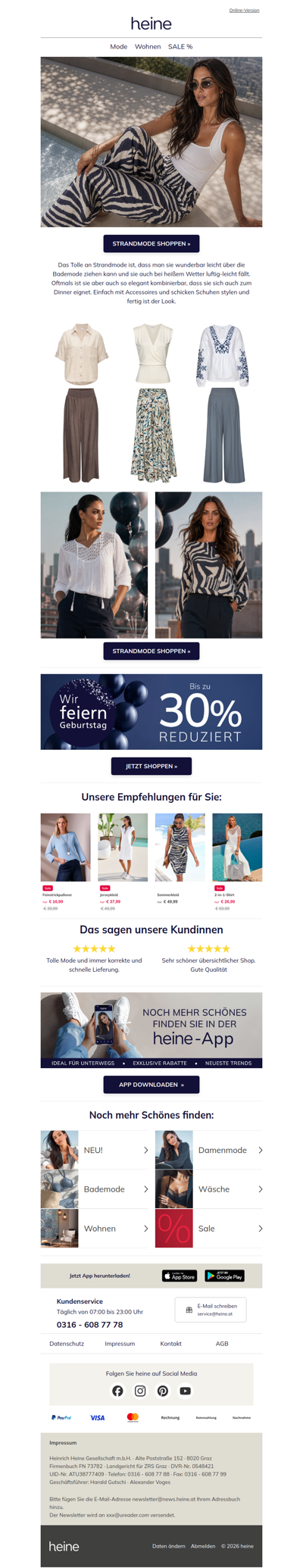 Für Ihren Strandlook! 🌴