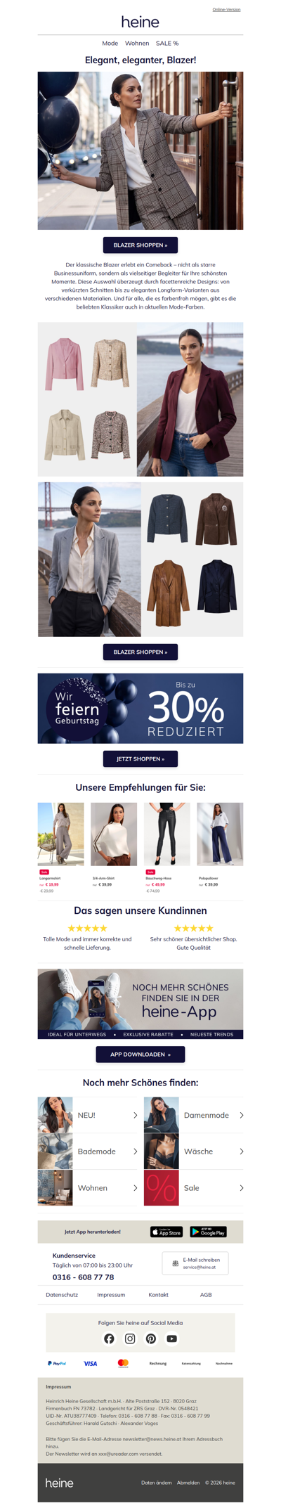 Diese Blazer lassen Sie feiern! 🎈