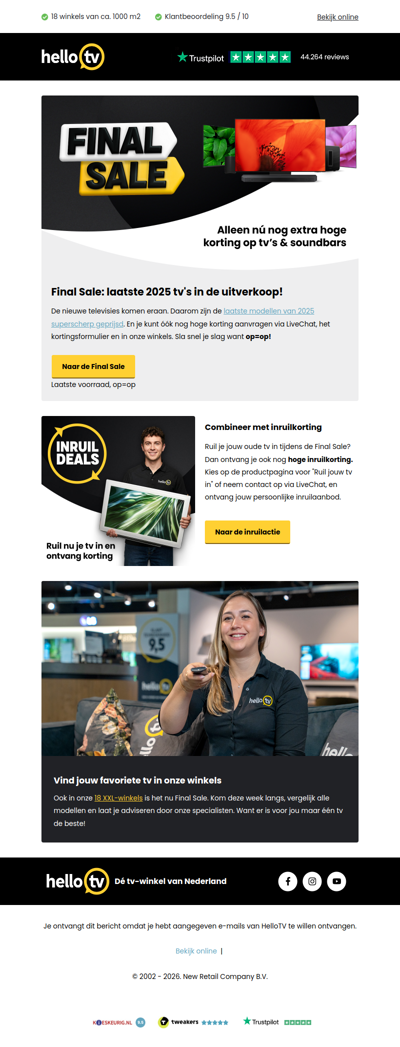 Final Sale: jouw laatste kans op korting