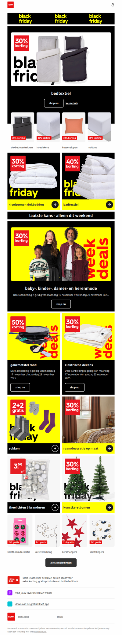 Black Friday 🖤 | 30% korting op bedtextiel