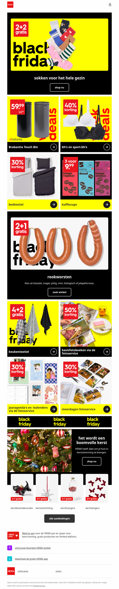 Black Friday 🖤 | 2+2 op sokken voor het hele gezin