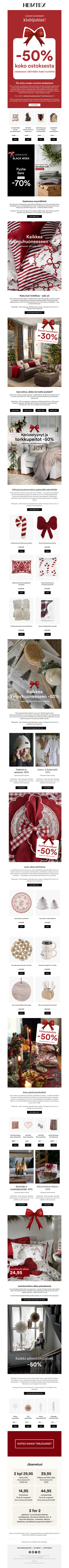 ⏰Enää 2 päivää: -50%* koko ostoksesta ostaessasi vähintään kaksi tuotetta!