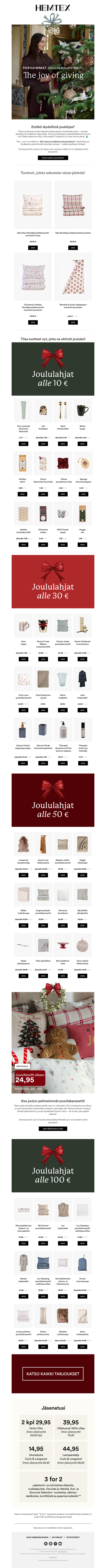 Katso parhaimmat joululahjavinkit 🎄 🎁