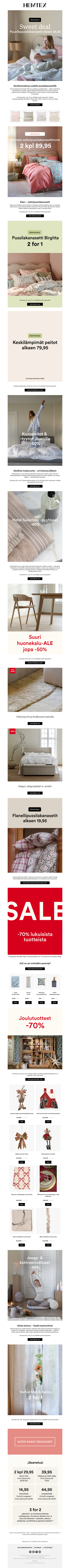 Satiinipussilakanasetti Eden - 2 kpl 89,95 ✨ katso uutuusvärit!