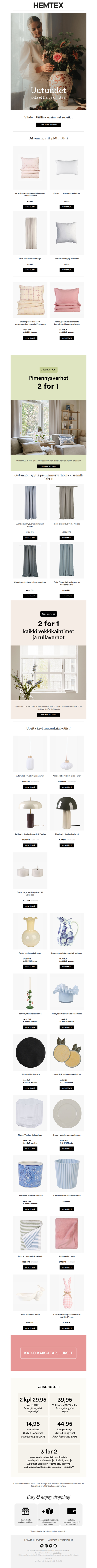 Ihanaa kevätuutta – katso juuri saapuneet tuotteet ✨