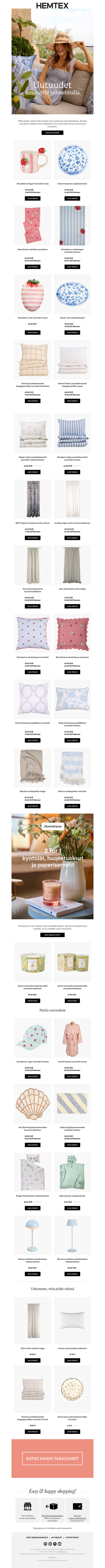 🍓Uutuudet, jotka herättävät kesäfiiliksen!