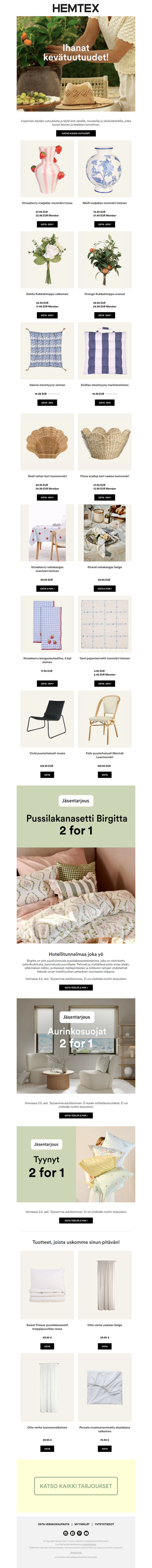 🌿 Tutustu kevään uutuuksiin