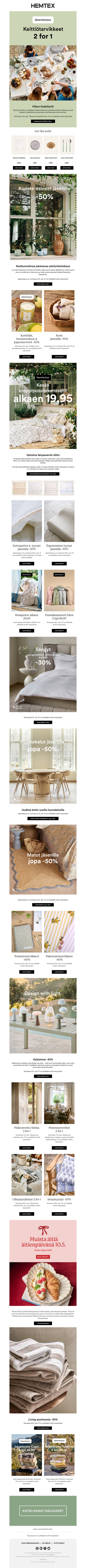 Viikon klubilöytö: 2 for 1 keittiötarvikkeista! 🍽️