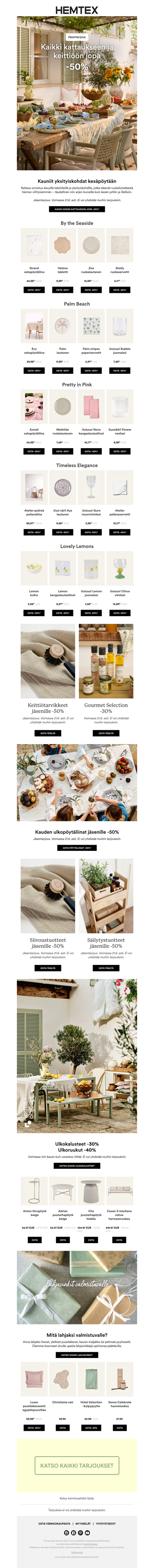 🍓Kata näyttävästi kesän juhliin, nyt jopa -50%!