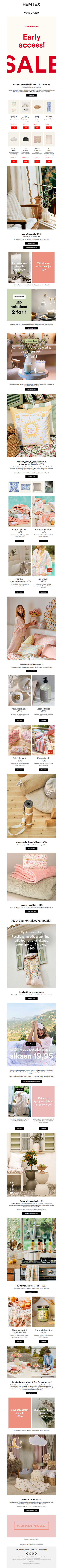 🌼 Kesäale: -50%* ostaessasi vähintään kaksi tuotetta