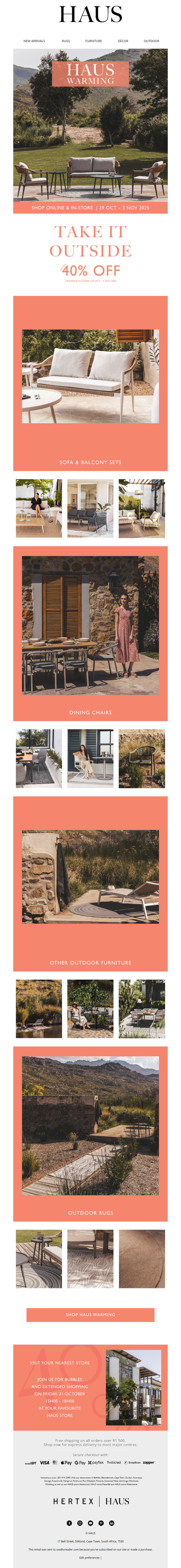 Upgrade your outdoor area for less