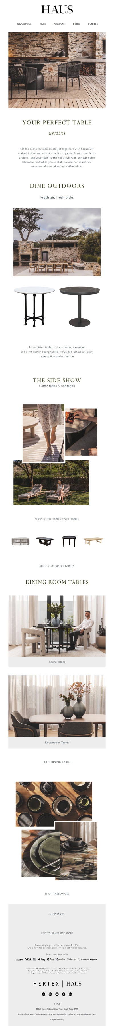 Still looking for the perfect table?