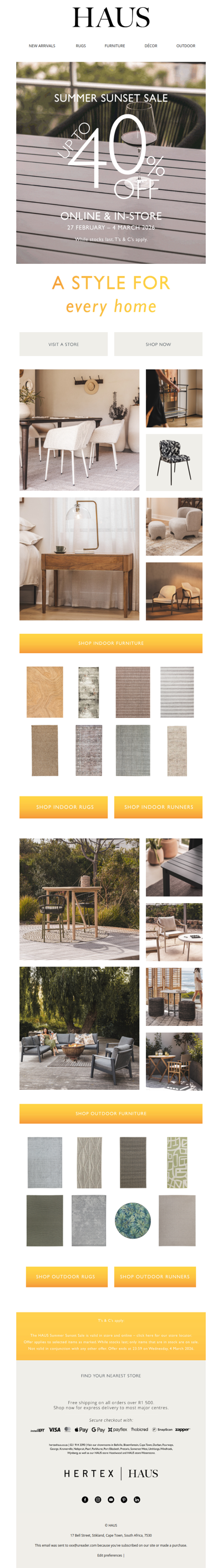 A style for every home ✨