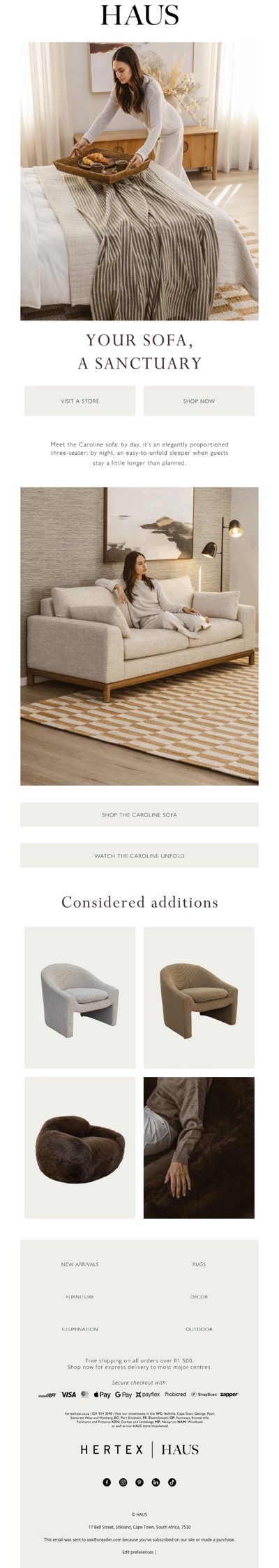 Comfort meets smart living