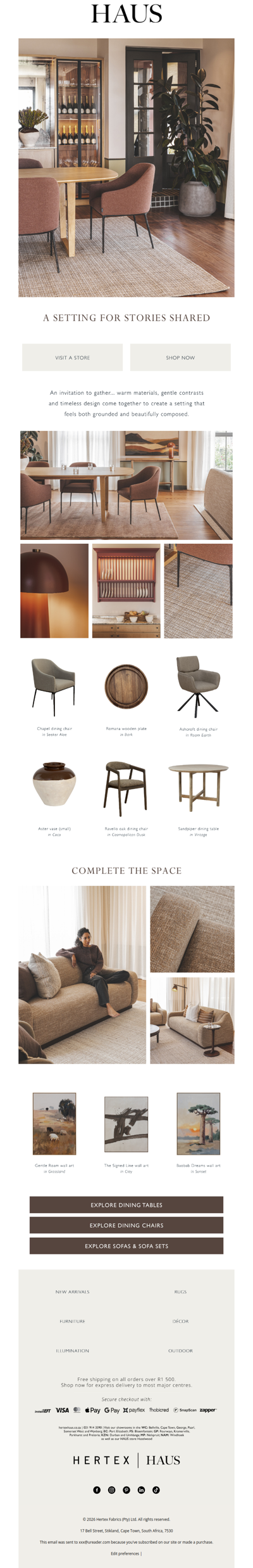 The dining room you want